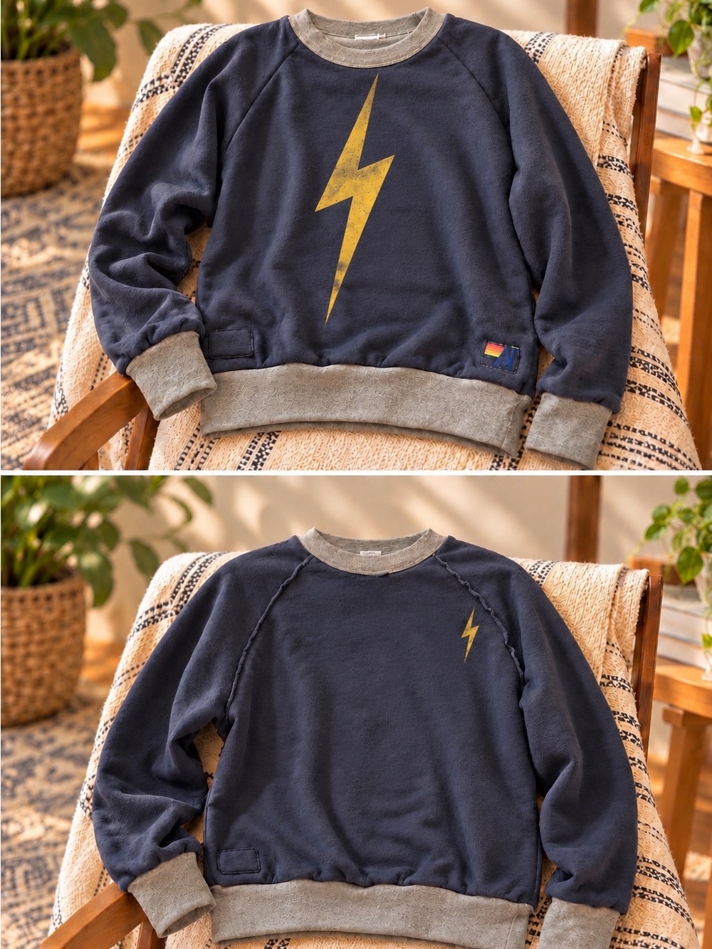 Very Rare Reversible Aviator Nation Crewneck
